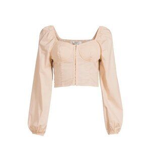 Madden NYC Junior’s Corset Top with Foam Bra Cups Size M